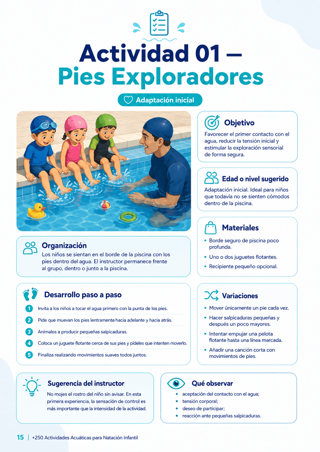 Muestra de actividad de natación 3